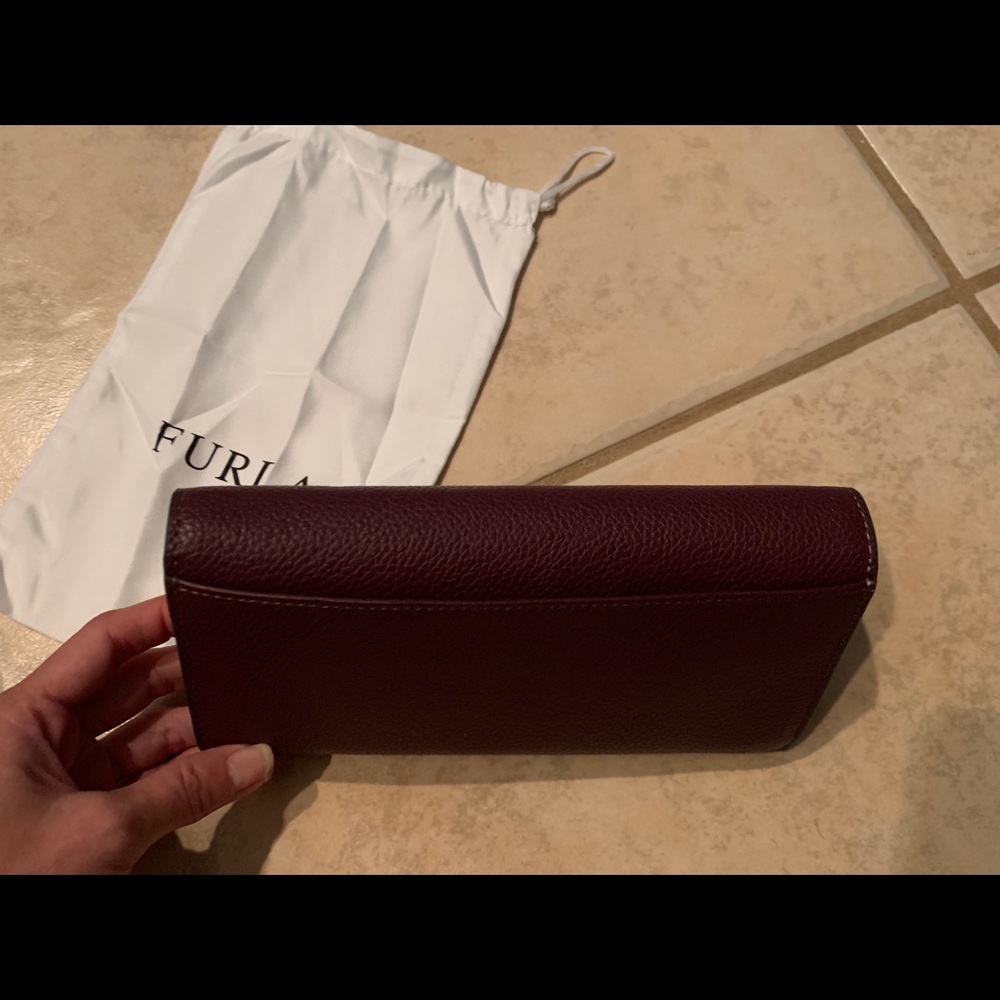 Burgundy Furla new wallet